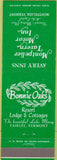 Matchbook Cover - Montpelier Tavern Motor Inn VT
