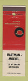 Matchbook Cover - Florsheim Shoes Bozeman MT Hartman Mockel