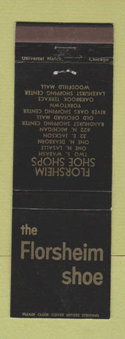 Matchbook Cover - Florsheim Shoes Chicago IL