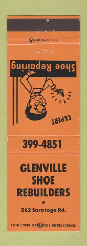 Matchbook Cover - Glenville Shoe Rebuilders Glenville NY