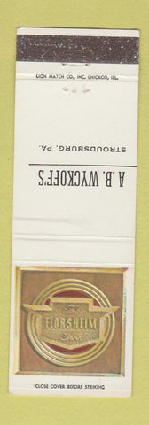 Matchbook Cover - Florsheim Shoes AB Wyckoff Stroudsburg PA WEAR