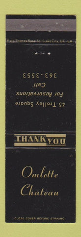 Matchbook Cover - Omlette Chateau
