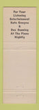Matchbook Cover - The Grotto Syracuse NY