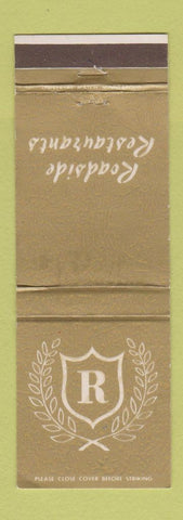 Matchbook Cover - Roadside Restaurants Aitkin MN McGregor