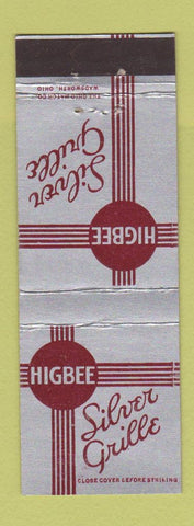Matchbook Cover - Higbee Silver Grill Cleveland OH