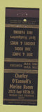 Matchbook Cover - Charley O'Connell's Marine Room ADVANCE