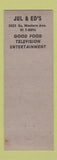 Matchbook Cover - Walk Inn Jul Ed's