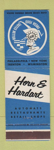 Matchbook Cover - Horn and Hardart Automats Philadelphia PA Wilmington Trenton