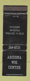 Matchbook Cover - Arizona Wig Center Phoenix AZ WEAR