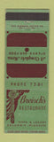 Matchbook Cover - Breisch's Restaurant Columbia MO WEAR