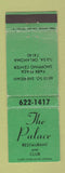 Matchbook Cover - The Palace Restaurant Club Tulsa OK WEAR
