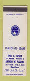 Matchbook Cover - Emil Trnka Real Estate St Peter Le Sueur MN