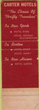 Matchbook Cover - Hotel Avery Boston MA WEAR
