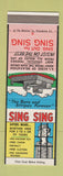 Matchbook Cover - Sing Sing Prison Joke Gag