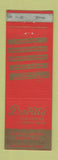 Matchbook Cover - Davitt's Men's Clothes Nashville TN WORN