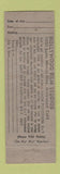 Matchbook Cover - Hollywood Film Studios Hollywood CA