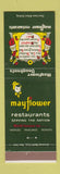 Matchbook Cover - Mayflower Restaurants