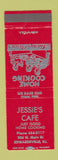 Matchbook Cover - Jessie's Cafe Edwardsville IL