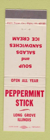 Matchbook Cover - Peppermint Stick Restaurant Long Grove IL
