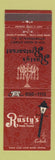 Matchbook Cover - Rusty's Restaurant Edwardsville IL