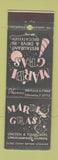 Matchbook Cover - Mardi Gras Lincolnwood IL restaurant deli