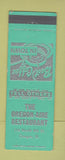 Matchbook Cover - The Oregon Aire Restaurant Oregon IL