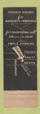 Matchbook Cover - Becgmann's Lincolnwood IL restaurant