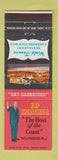 Matchbook Cover - Ed Zaberer Restaurant Wildwood NJ