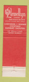 Matchbook Cover - Llewellyn Farms Restaurant Morris Plains NJ
