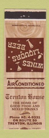Matchbook Cover - Trenton House Trenton IL