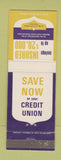 Matchbook Cover - National Credit Union Administration