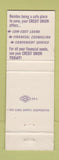 Matchbook Cover - National Credit Union Administration