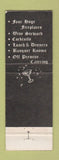 Matchbook Cover - Peerless Mill Inn Miamisburg OH