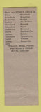 Matchbook Cover - Stone's Grills Cleveland OH