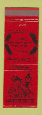 Matchbook Cover - Lamplighter Inn Olmsted Falls OH