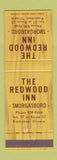 Matchbook Cover - The Redwood Inn Smorgasbord Kankakee IL