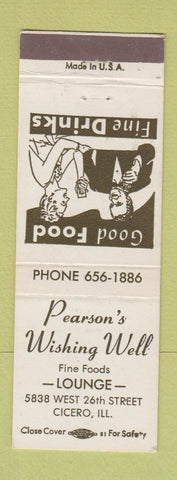 Matchbook Cover - Pearson's Wishing Well Cicero IL