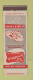 Matchbook Cover - Walgreens Drug Stores Speed Shaving Cream