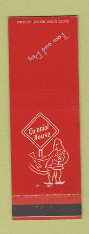 Matchbook Cover - Colonial House Oxnard CA Martin Smith's imprint