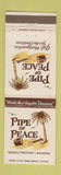 Matchbook Cover - Pipe of Peace Nassau Freeport Bahamas