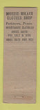 Matchbook Cover - Knox Hats Morris Miller Men's Clothes Pottstown PA WEAR
