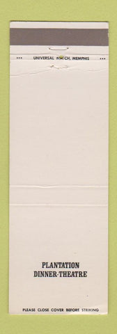 Matchbook Cover - Plantation Dinner Theatre Huntsville AL