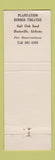 Matchbook Cover - Plantation Dinner Theatre Huntsville AL