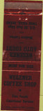 Matchbook Cover - Wegener Auto Court Coffee Shop Twin Falls ID