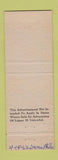 Matchbook Cover - Duncan Liquors Moline Rock Island IL