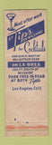 Matchbook Cover - Tip's Los Angeles CA restaurant
