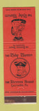 Matchbook Cover - Toby Tavern Stevens House Lancaster PA