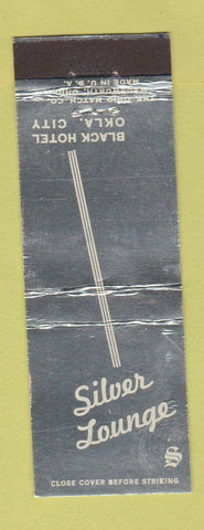 Matchbook Cover - Silver Lounge Black Hotel Oklahoma City OK WEAR