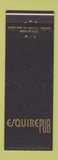 Matchbook Cover - Esquire Pub Chicago IL