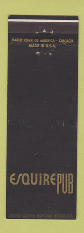 Matchbook Cover - Esquire Pub Chicago IL